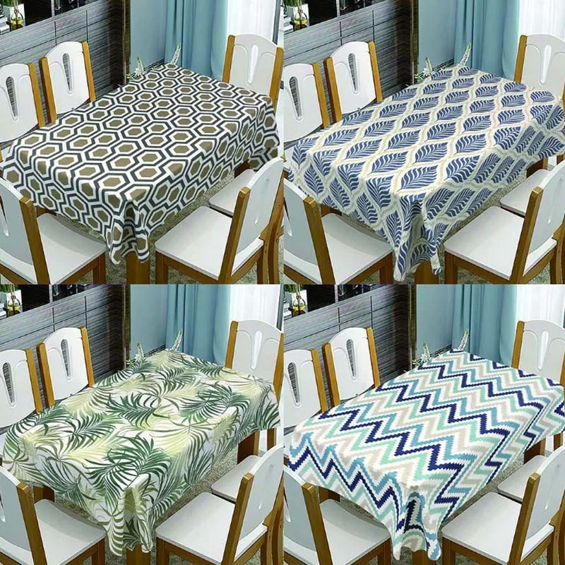 

3D simplicity fresh rectangular tablecloths home dinner waterproof Anti-stain table cloth party coffee table cover decoration