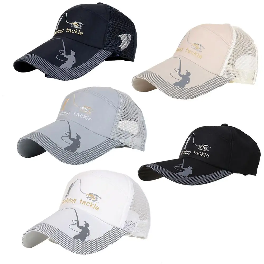 Высокое качество унисекс Мужчины Женщины Регулируемая рыболовная Кепка для