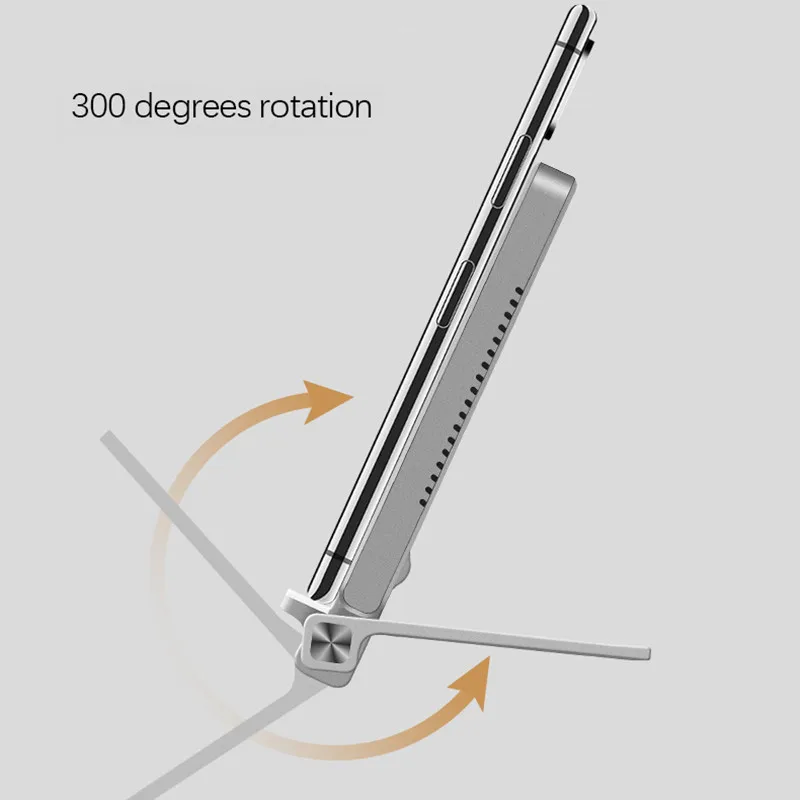 15 Вт вертикальное складное Беспроводное зарядное устройство Qi кронштейн для