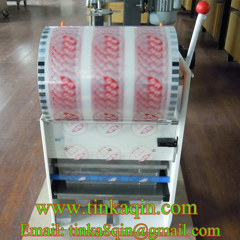 Машина для запечатывания стаканчиков пластиковые лотки пломбировочная машина