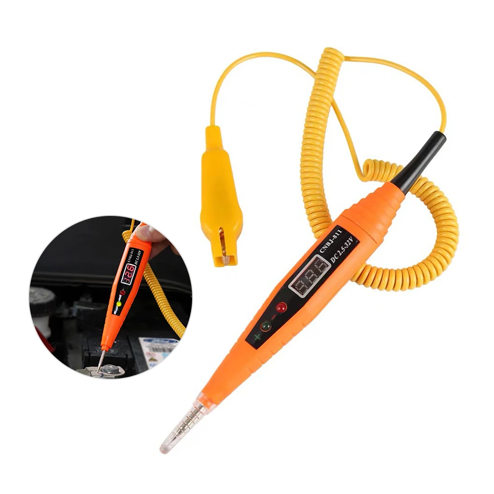 Цифровой дисплей автомобиля электрическая схема Тест Ручка напряжение тест er