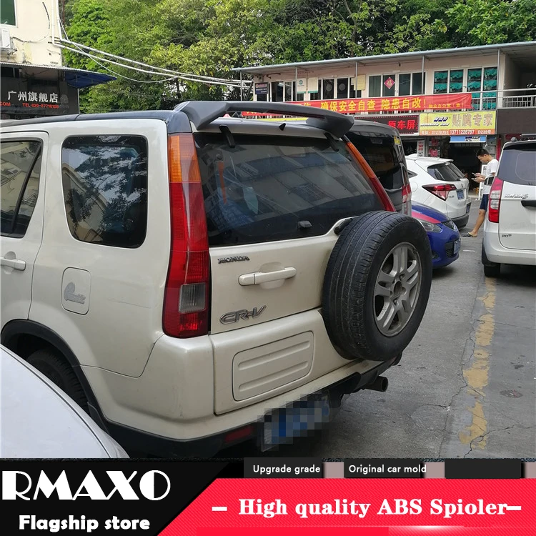 Спойлер для HONDA CRV 2001 2005 высококачественный АБС пластик праймер заднего крыла