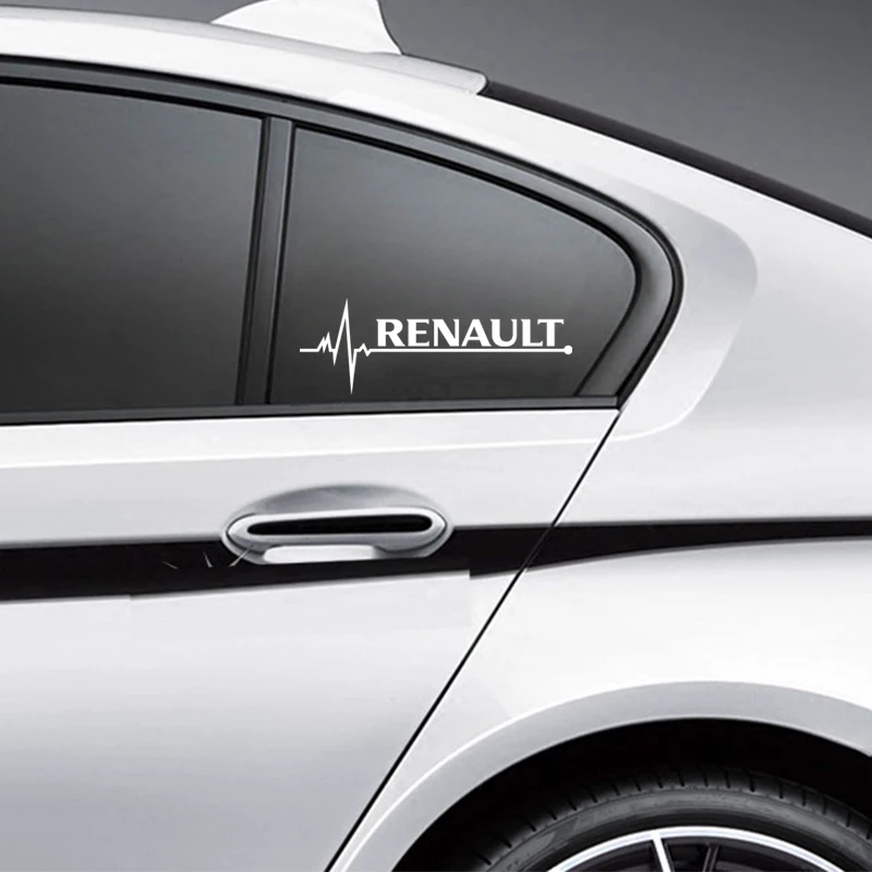 Наклейки на окна для стайлинга автомобиля 1 шт. наклейки Renault koleos duster megane 2 logan renault
