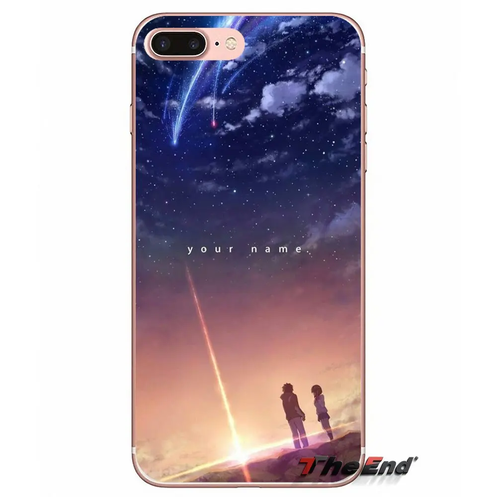 romantic cartoon Your Name Soft Shell Cases For Xiaomi Redmi 4 3 3S Pro Mi3 Mi4 Mi4i Mi4C Mi5 Mi5S Mi Max Note 2 Cover Coque | Мобильные