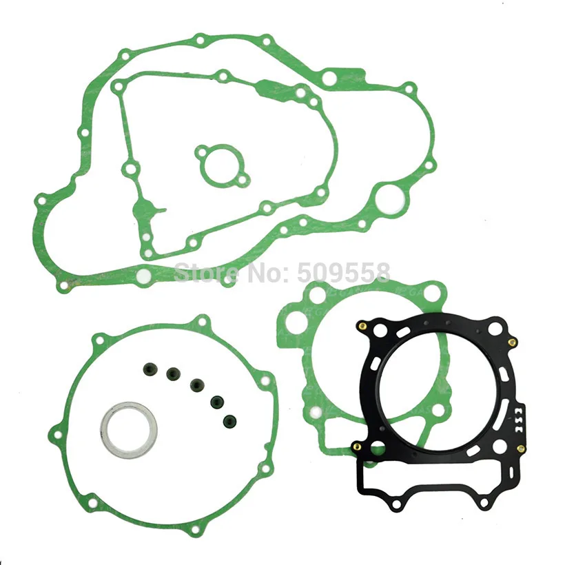 Для Yamaha YZ450F 06-09 WR450F 07-09 цилиндр двигателя мотоцикла верхний конец Комплект прокладок головка база статора Крышка сцепления уплотнения комплект