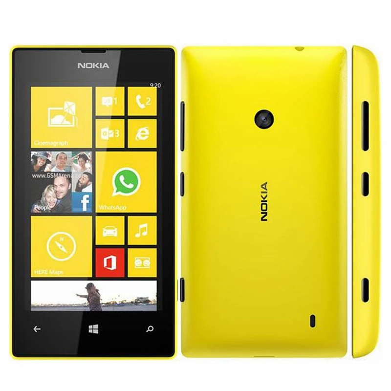 original nokia lumia 520 unlocked mobile phone dual core 3g wifi gps 4 0 5mp 8gb nokia 520 refurbished windows cell phone free global shipping