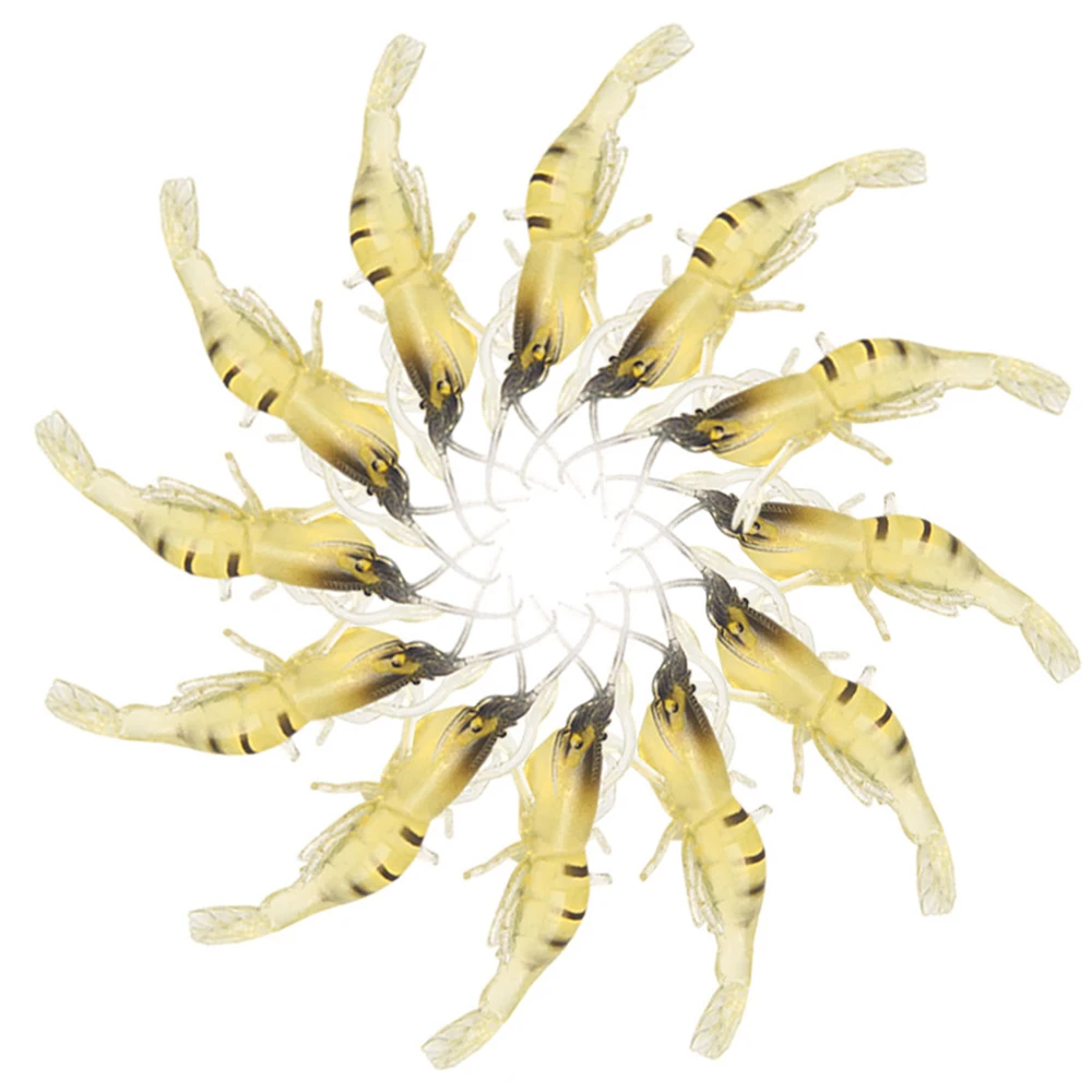 Рыболовная приманка прозрачная креветка поддельная наружная бионическая рыба