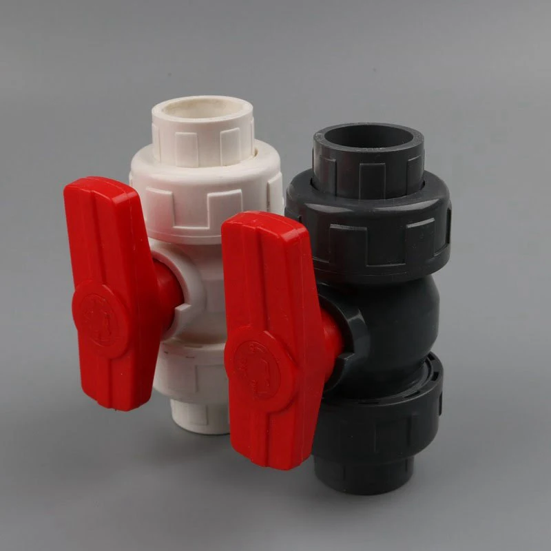 

20 мм до 20 мм ПВХ шаровой клапан соединение Слип запорный клапан ПВХ трубы фитинги сантехника для 20 мм наружный диаметр трубы Водопровод