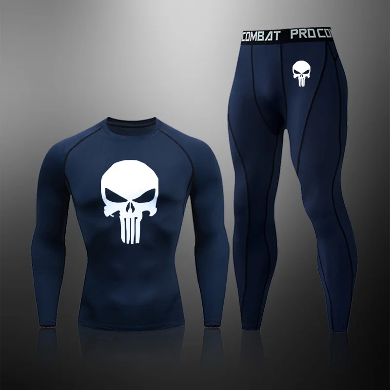 

Мужская компрессионная спортивная одежда, костюмы, трико для тренажерного зала, тренировочная одежда, спортивный комплект для бега, тренир...