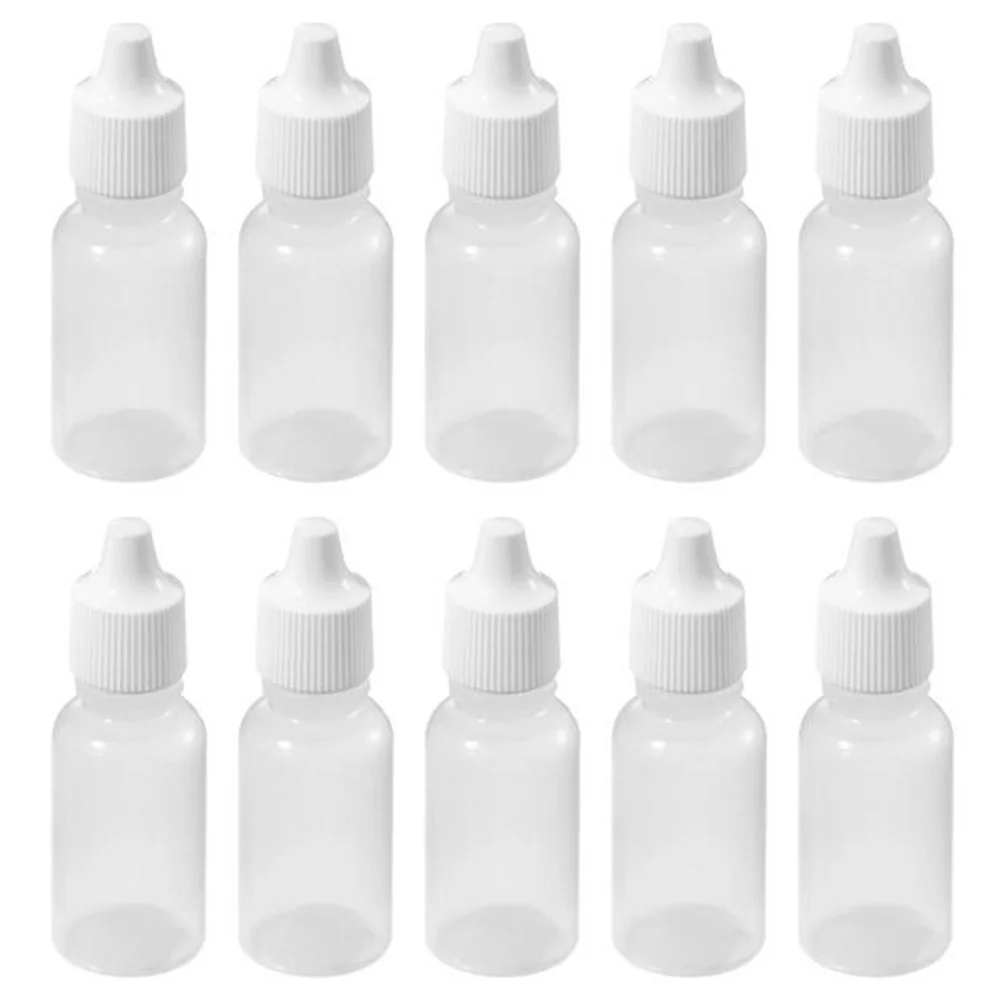 10 шт. 30/50/100 мл глаз Liquid пустые сжимаемые бутылки-капельницы образец падение