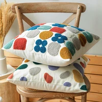 soft pillow cover nice looking decorative embroidery cushion cover pillow case sofa ornament for home decoration