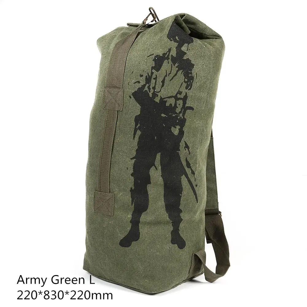 Army Green L Холщовый Рюкзак для скалолазания, Спортивная велосипедная сумка, рюкзак для походов на открытом воздухе, походная сумка для путешествий, рюкзак для скалолазания, оборудование - Цвет: Army Green L