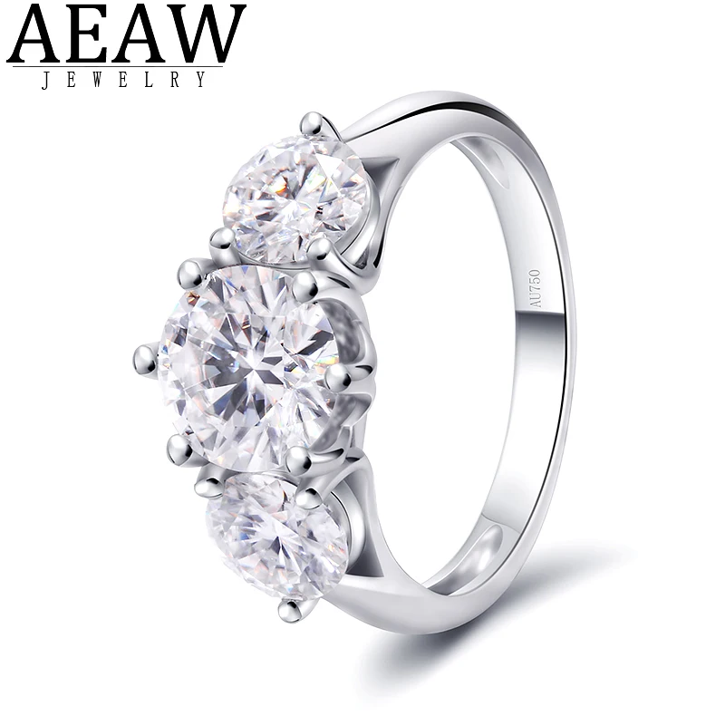 Кольцо обручальное из муассанита 14 к 2 карата 8 мм | Украшения и аксессуары