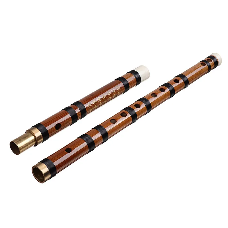 

Detachable 2 Sections Natural Purple Bamboo Chinese Woodwind Flute C Key Musical Gift Birthday Christmas For Beginner Adult Kids