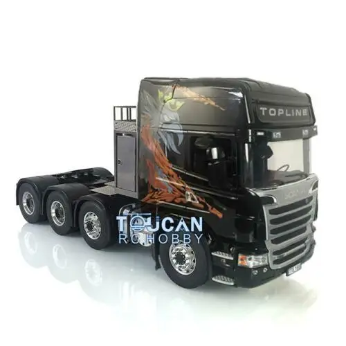 1/14 металлический шасси LESU Highline R730 8*8 Gripen для самостоятельной сборки Hercules Scania