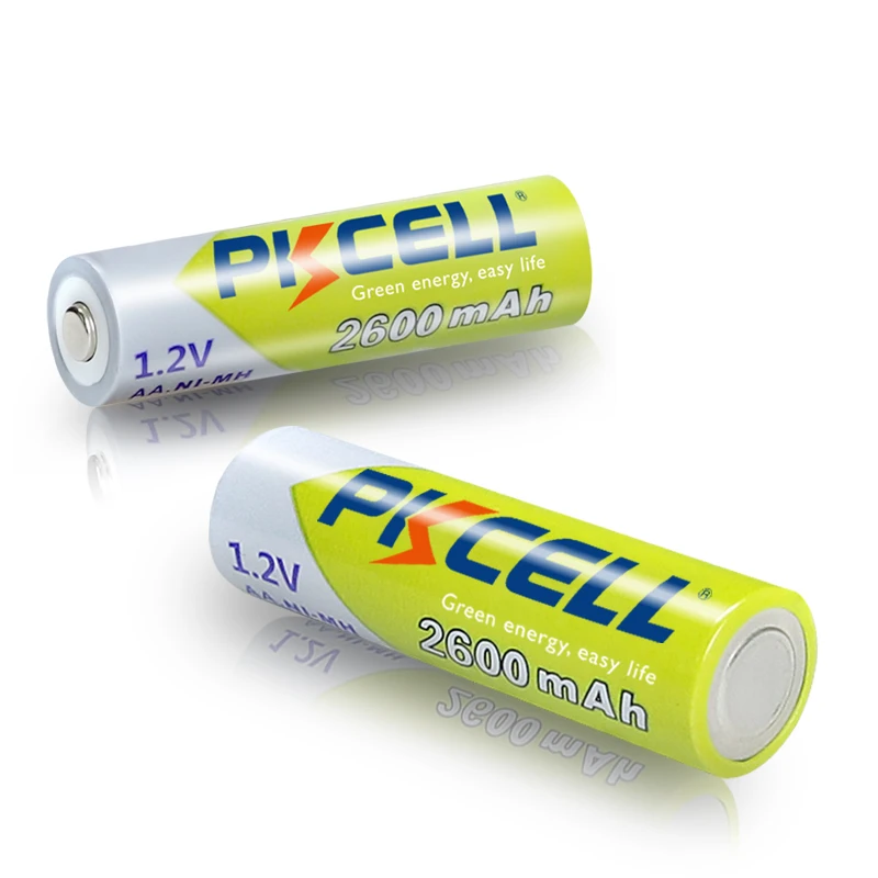 

48Pcs PKCELL AA 1.2V Rechargeable Batteries Ni-MH AA 2600mAh Bateria Baterias For Toy Digital Camera
