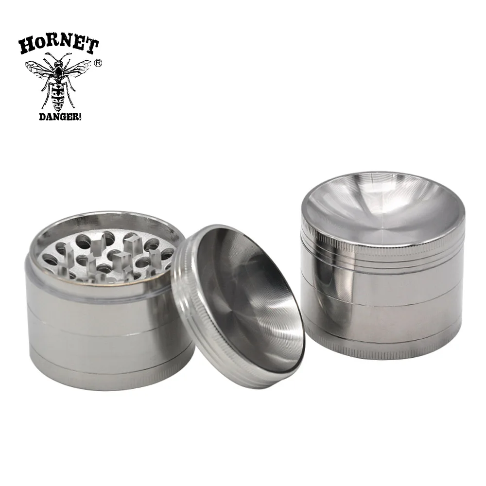 HORNET Точильщик для табака многофункциональная вогнутая 4 части 55 мм цинковый