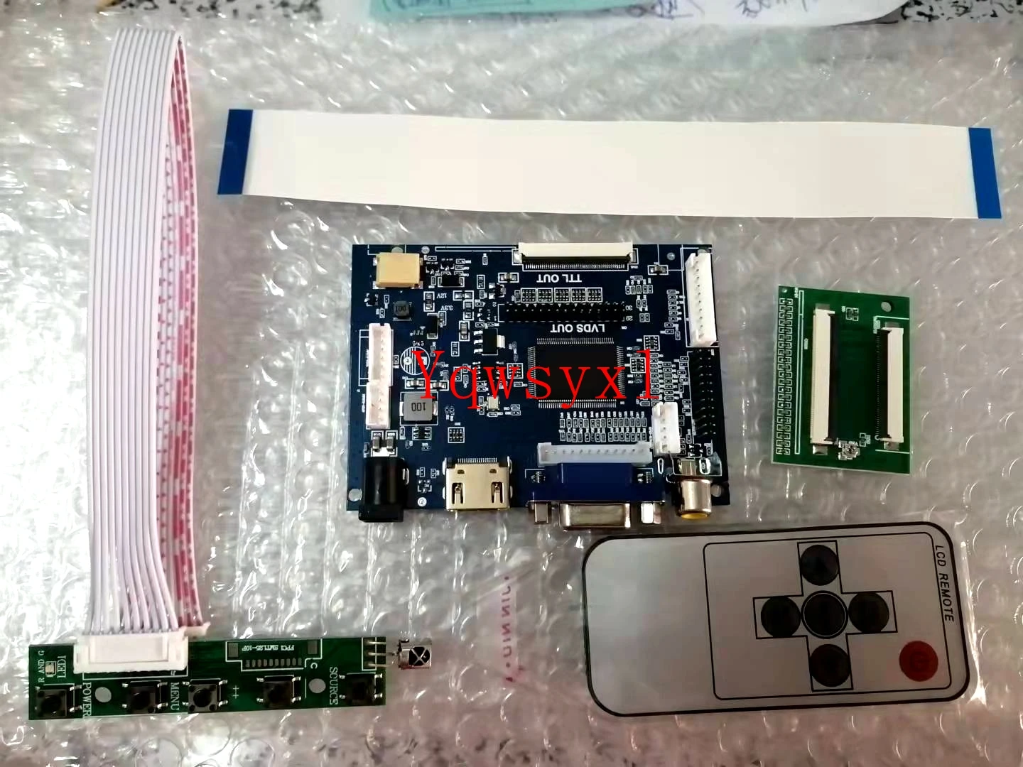 Комплект платы управления HD + VGA 2AV для HSD062IDW1 HSD080IDW1 HSD070IDW1 800*480 60 pin плата драйвера