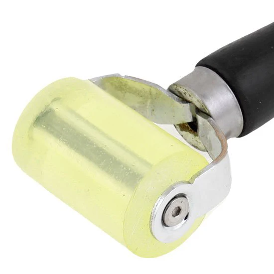 

Wooden Handle Auto Sound Deadening Application Rubber Roller Black Clear Green