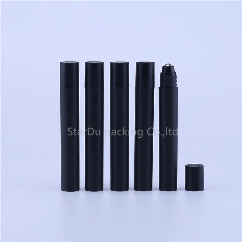 10 шт. мл матовый черный пластик макияж Косметические эфирные масла крем для глаз