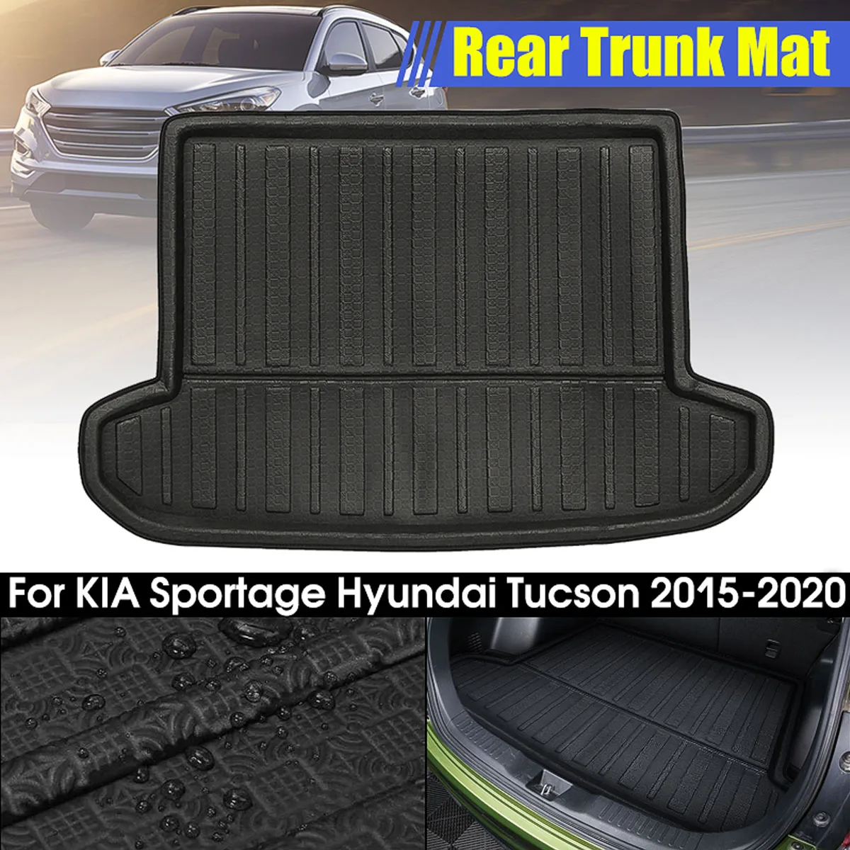 Задний багажник подкладка для багажника коврик KIA Sportage 2016 20 Hyundai Tucson 2015