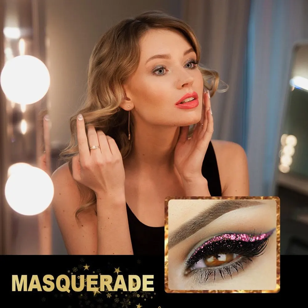 

7pcs 7Colors Eyeliner And Eyelash Sticker Reusable Double Eyelid Tape Eyelash Stickers Cat Eye Makeup Waterproof Long Lasting