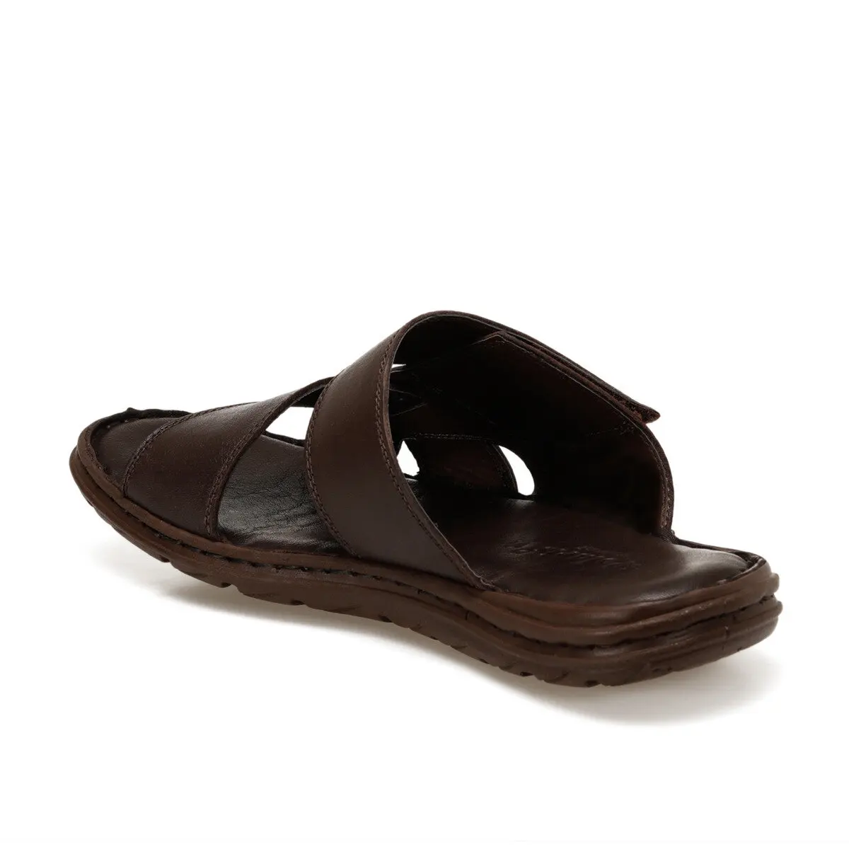 

160264.MFAS Brown Mens Slippers