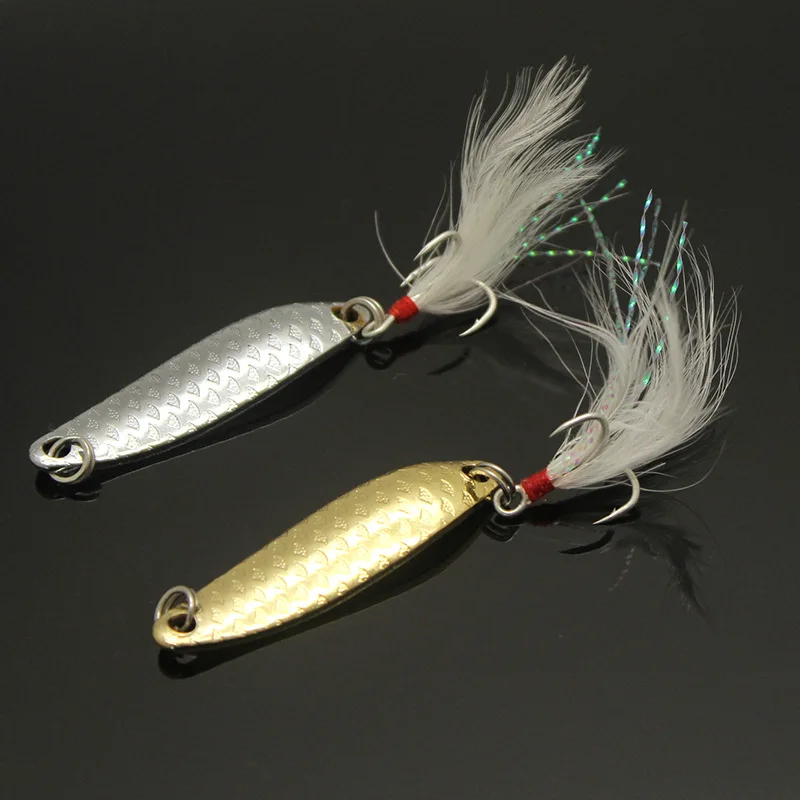 Металлические рыболовные приманки в виде ложки для форели 5 г 4 см рыба воблер