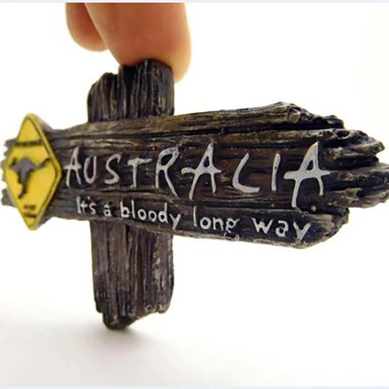 Австралийский 1 шт креативный кенгуру 3D магниты на холодильник Искусство и