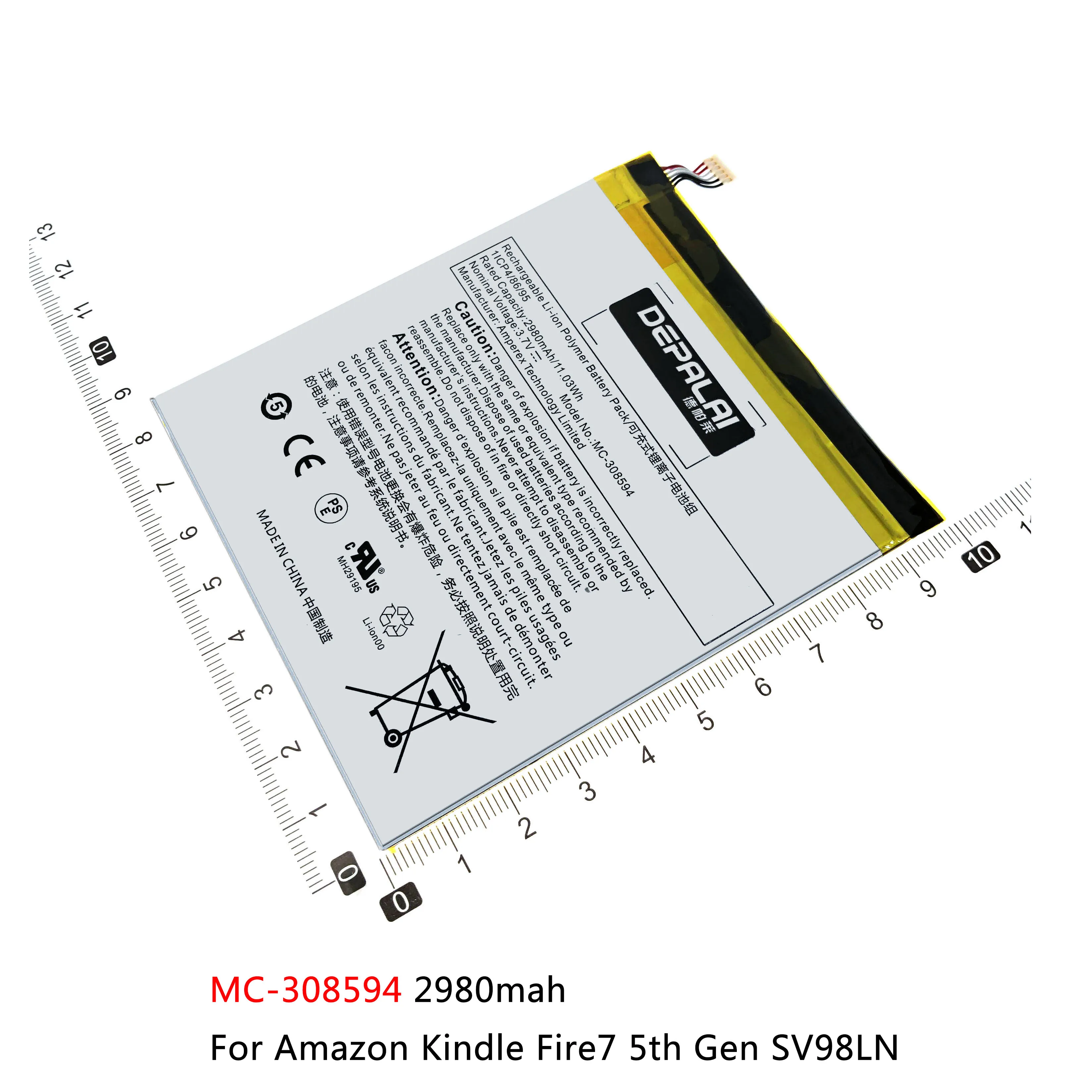 MC-265360 MC-265360-03 MC-347993 MC-308594 Battery For Amazon Kindle 4 5 67 7th D01100 DR-A015 Fire HD 7 SQ46CW 5th SV98LN | Мобильные