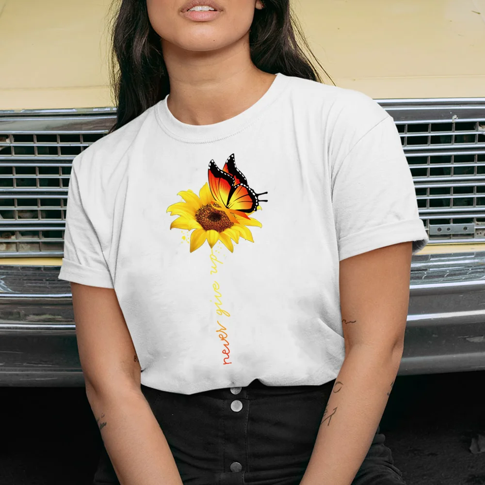 Футболка женская хлопковая с принтом эстетичная графическая рубашка в стиле