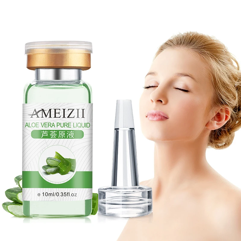 Отбеливающая эссенция алоэ вера жидкая Гиалуроновая кислота увлажнение с