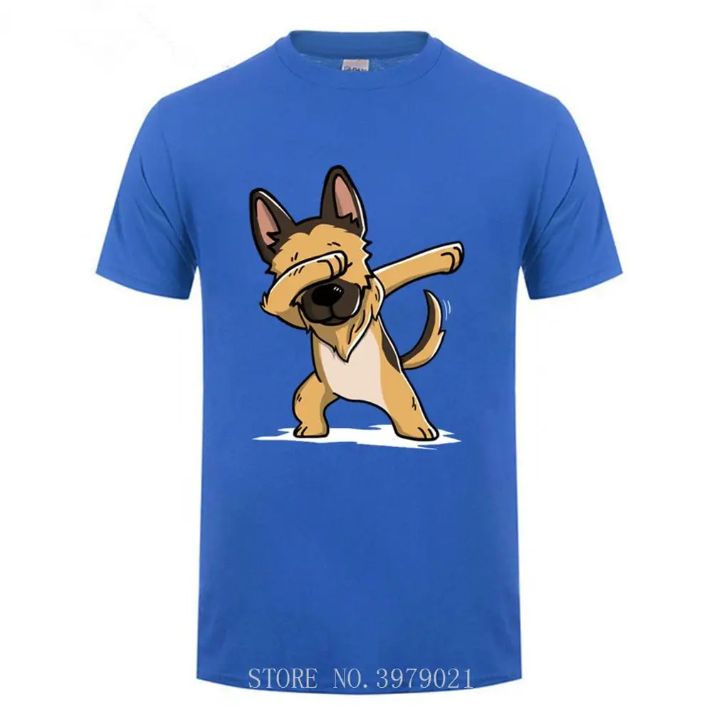 Пособия по немецкому языку Shepherd футболка Мопс вытирая забавные Camiseta унисекс 100%