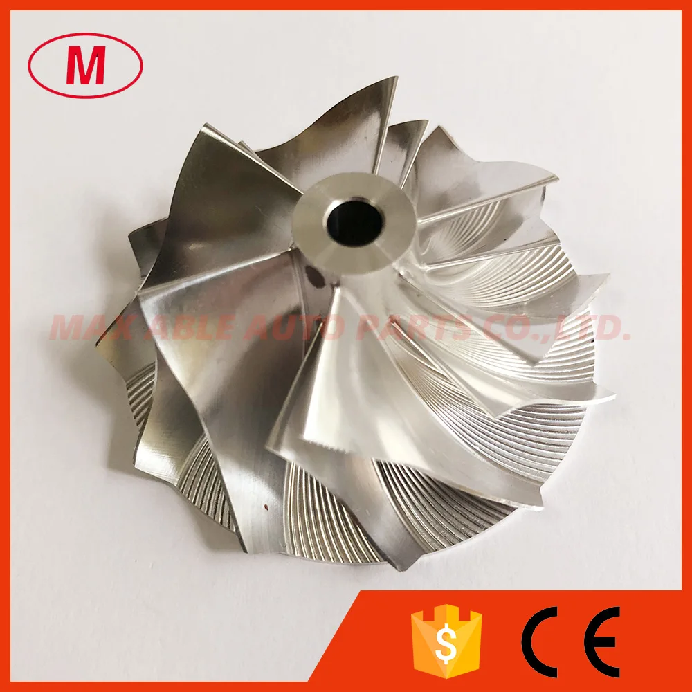 TD04 13G 39.99/51.00mm 6+6 blades high performance Turbo Billet/milling/aluminum 2618 compressor wheel FOR 3000GT VR-4 |