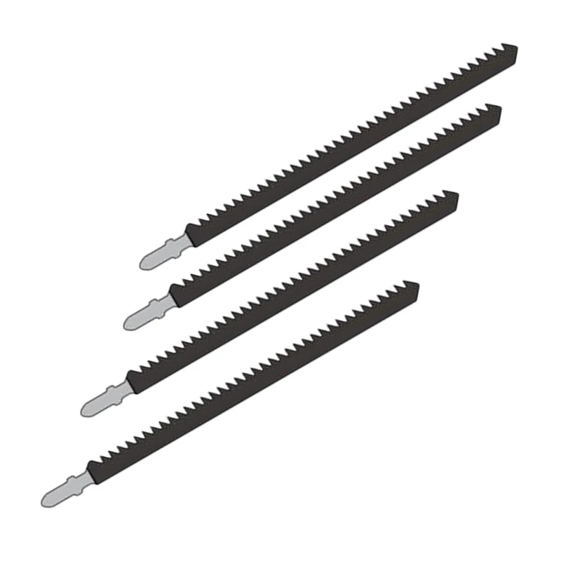 

4PCS Jigsaw Blades Chipboards Fibre Boards Softwood High Carbon Steel Blade Tool Cutter