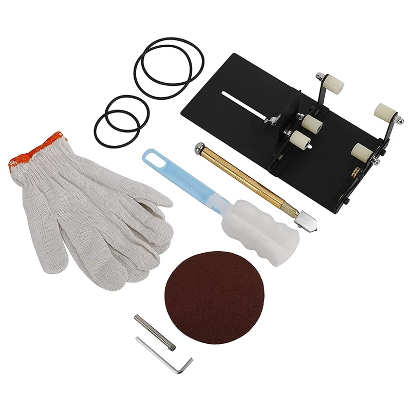

Promotion! Glass Bottle Cutter, Bottle Cutting Tool Kit DIY Machine for Cutting Round, Square and Oval Bottle