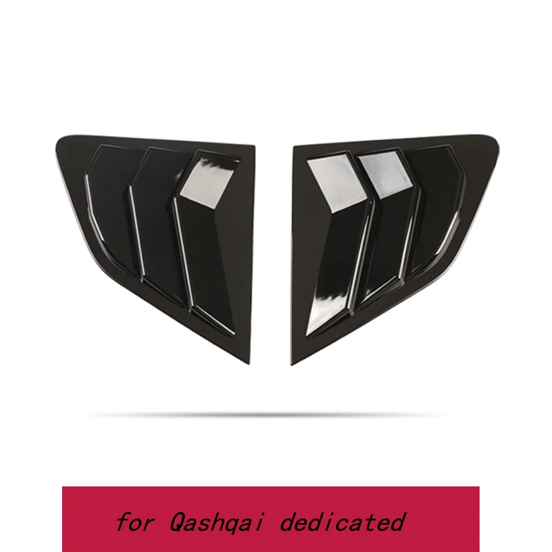 

for 16-21 Qashqai Qijun special car window rear triangular blinds decorative frame Qashqai Qijun modified blinds