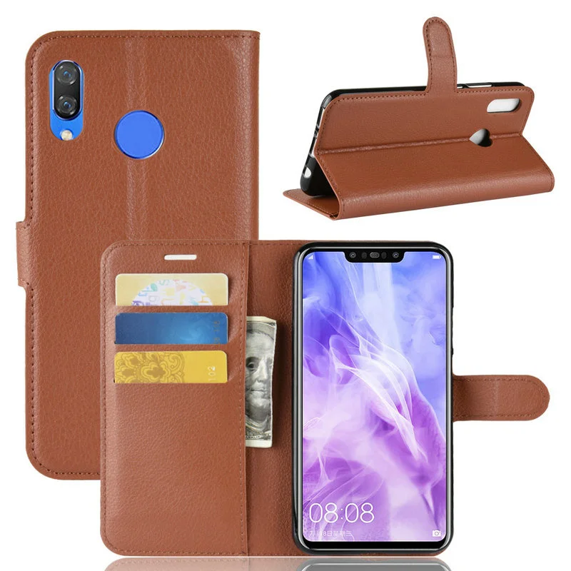 for huawei nova 3 nova3 par lx1 par lx1m par lx9 wallet phone case for huawei nova 3i nova3i ine lx2 flip leather cover case free global shipping