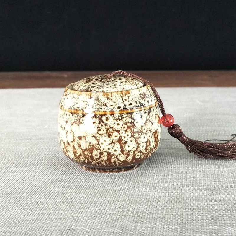

Storage Tank Teapots Canned Chinese Porcelain Ceramic Tea Candy Coffee Canister For Home Travel LBE