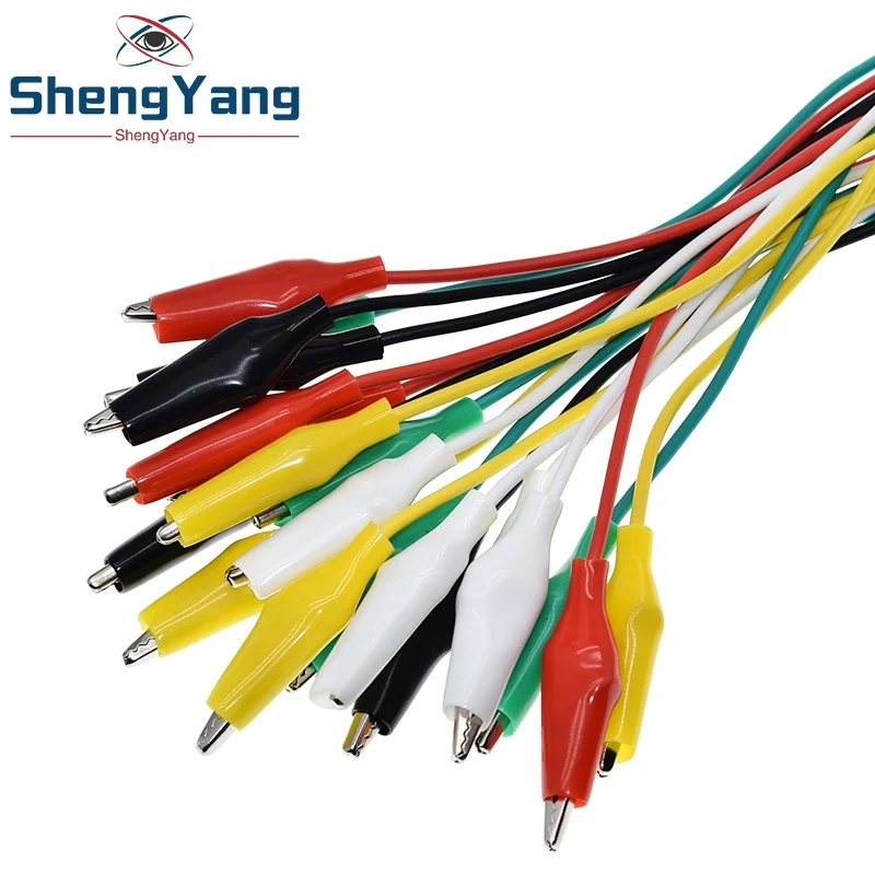10 шт. электрические зажимы типа крокодил 50 см |