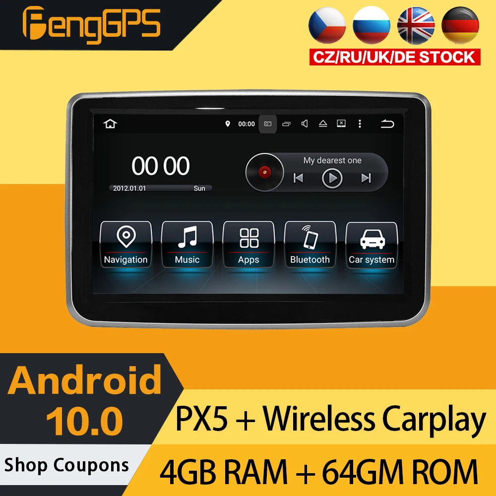 

8 Inch Multimedia DVD Player For Mercedes Benz C GLC Android Radio Touchscreen GPS Navigation Headunit Mirror Link Carplay WIFI