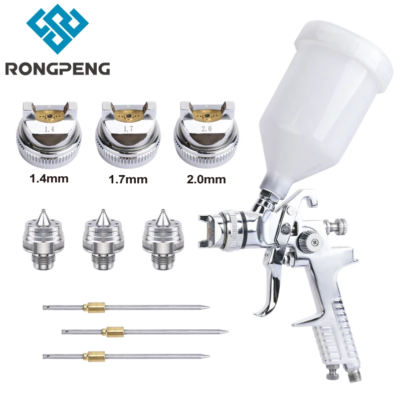 RONGPENG H827 воздуха Краски водяной пистолет распылитель с учетом HVLP 1 4 7 2 0 мм Насадка