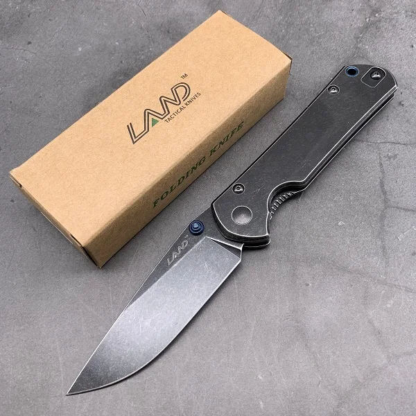 913 LAND 910 карманный складной нож 12C27 лезвие из нержавеющей стали шарикоподшипник Открытый Кемпинг портативный выживания Рыбалка edc инструмент - Цвет: 913