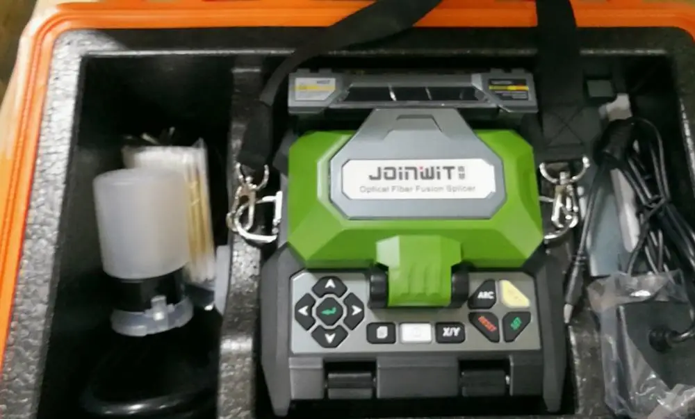 

Joinwit JW4106S 7S fast splicing Automatic FTTH Splicing Machine Optical Fiber Fusion Splicer smilar with AV6481 splicer