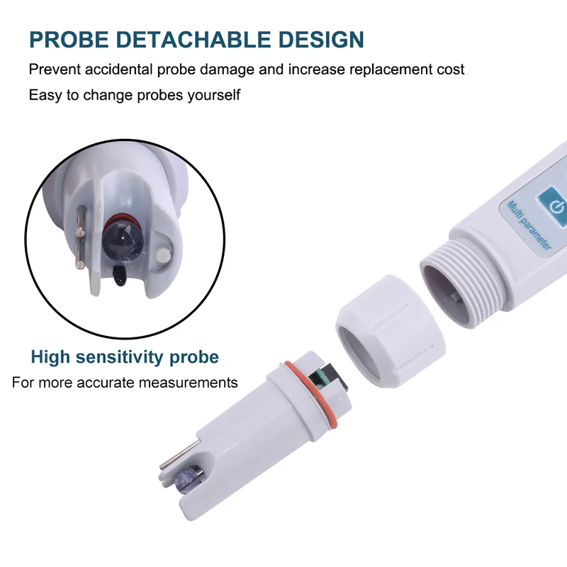 Новинка 4 в 1 PH/TDS/EC/измеритель температуры PH Цифровой Измеритель Качества воды для