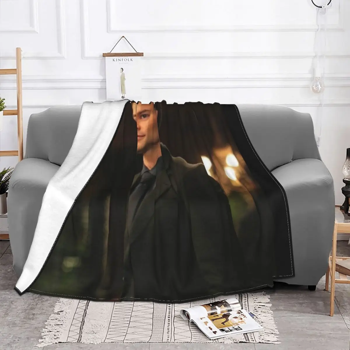 

Manta a cuadros para cama y sofa, toalla mullida a cuadros, para Baby, 2 единицы