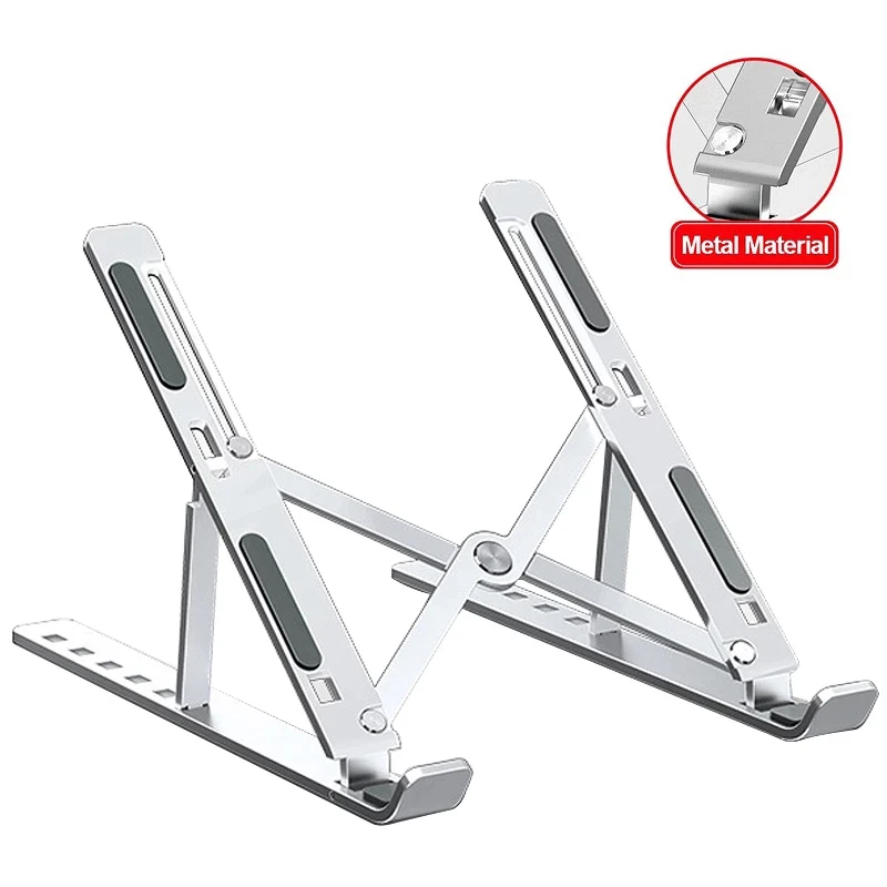 

Foldable Laptop Stand Adjustable Notebook Stand Portable Laptop Stand Aluminium Tablet Base for PC Macbook Pro Notebook Stand