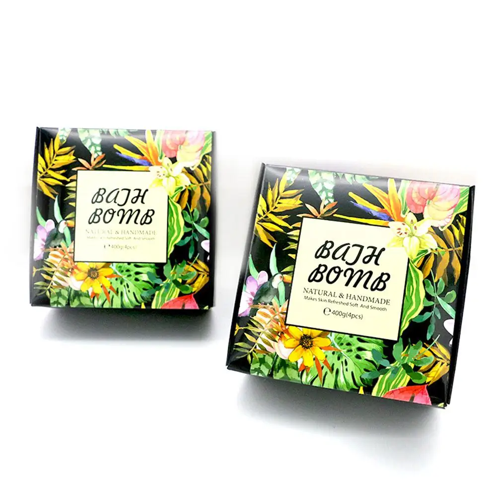 Яркие Гламурные 4 шт./компл. ванны соль тела эфирные масла мяч натуральные пузыри