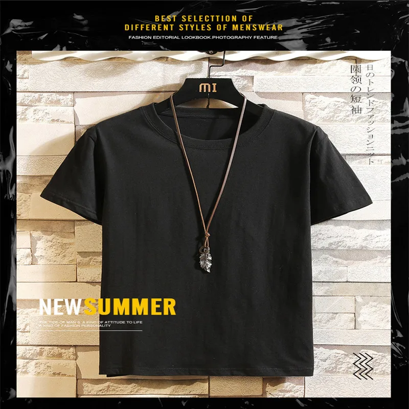 

2020 100% Solid Cotton Fashion Cheap White High Quality Summer Men T-shirts