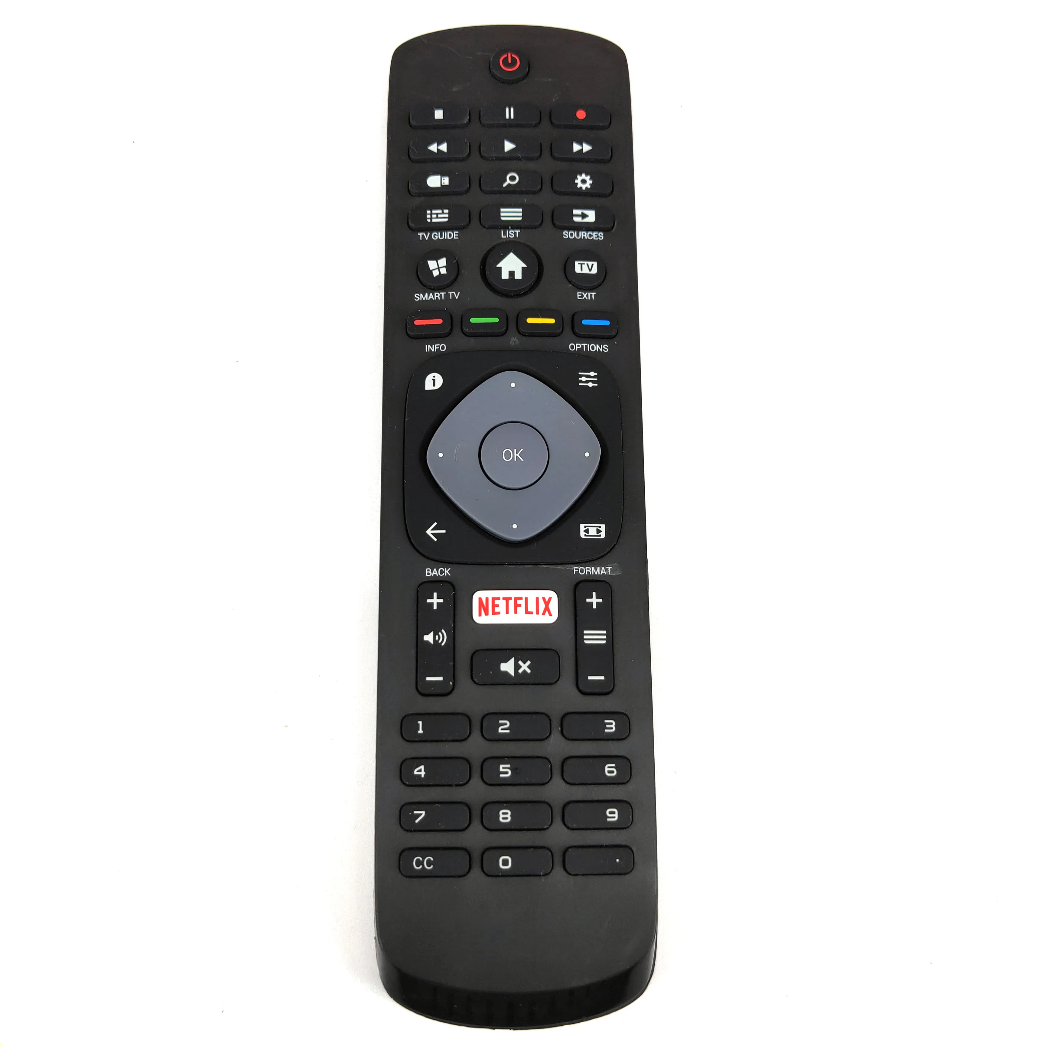 Б/у оригинальный пульт дистанционного управления для Philips SMART TV PHILIPS NETFLIX rc154707/01